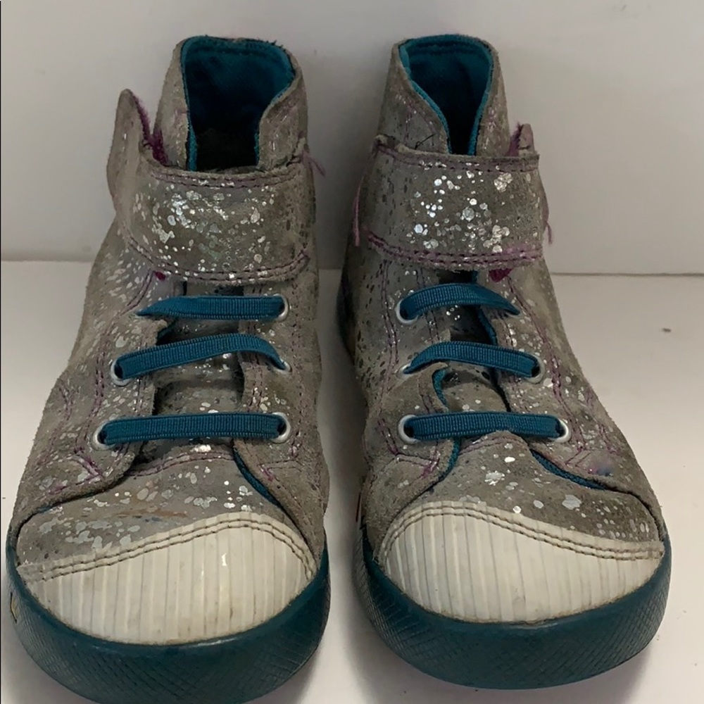 KEEN SPARKLE GREEN And PURPLE BOOT SIZE 11